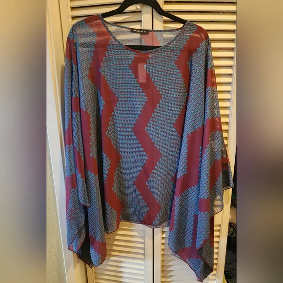 NWT OS Manaola Mahalo Kaftan - Picture 1 of 9